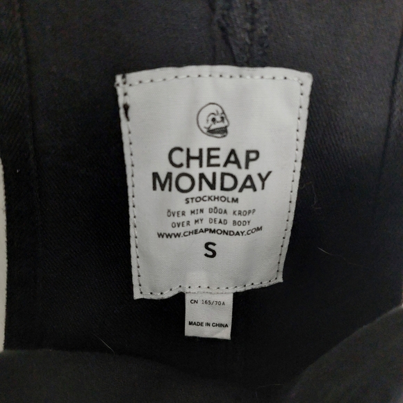 Cheap Monday Stockholm black overalls size small - Picture 8 of 8